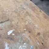 Solid oak carpenter's workbench