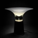 Vistosi - Leather and glass lamp circa 1970