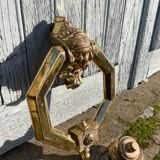 Heurtoir de porte hexagonale moderniste