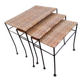 Nesting tables. vintage.