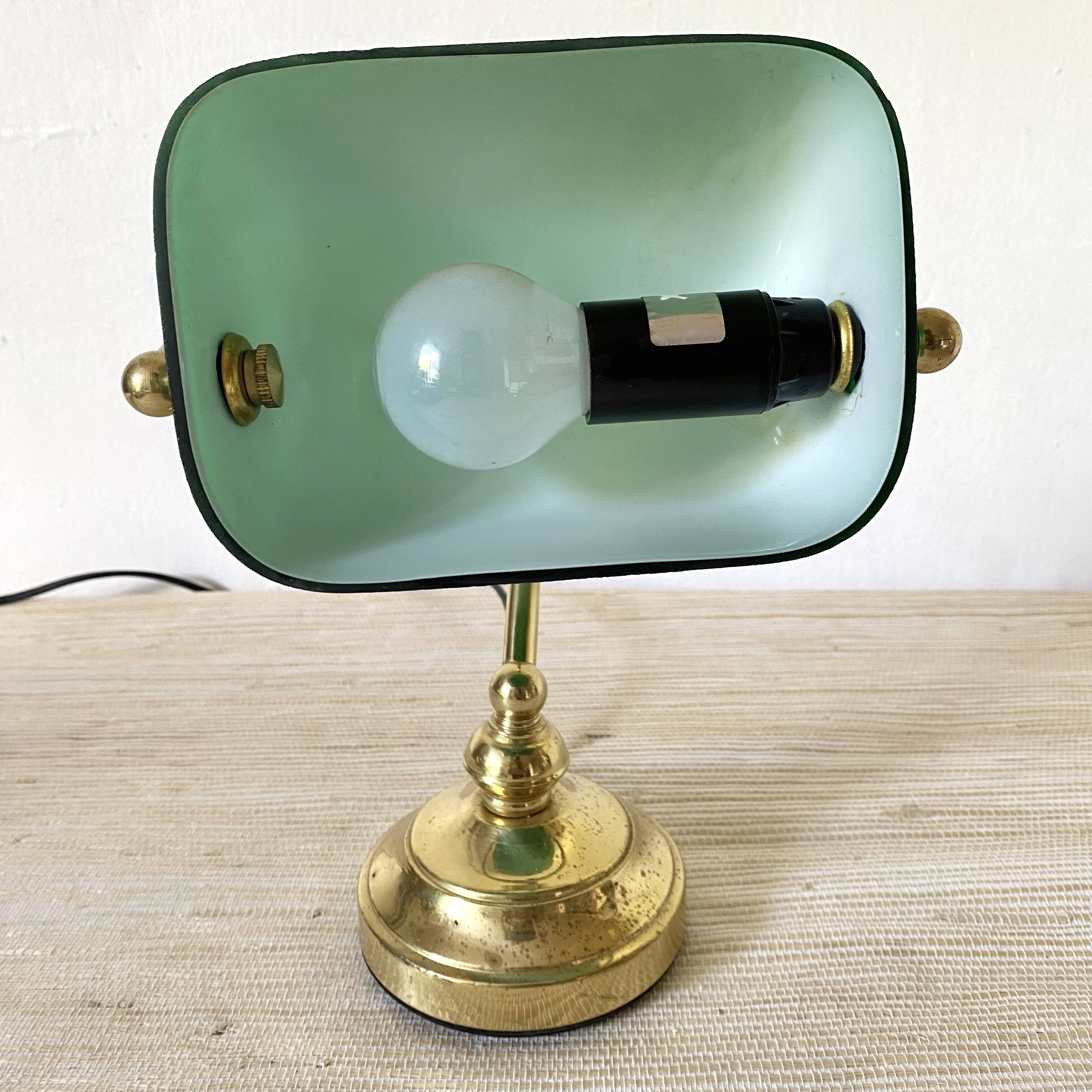Lampe style notaire, banquier, années 80