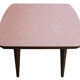 Table d’appoint mid century avec plateau en formica réglable