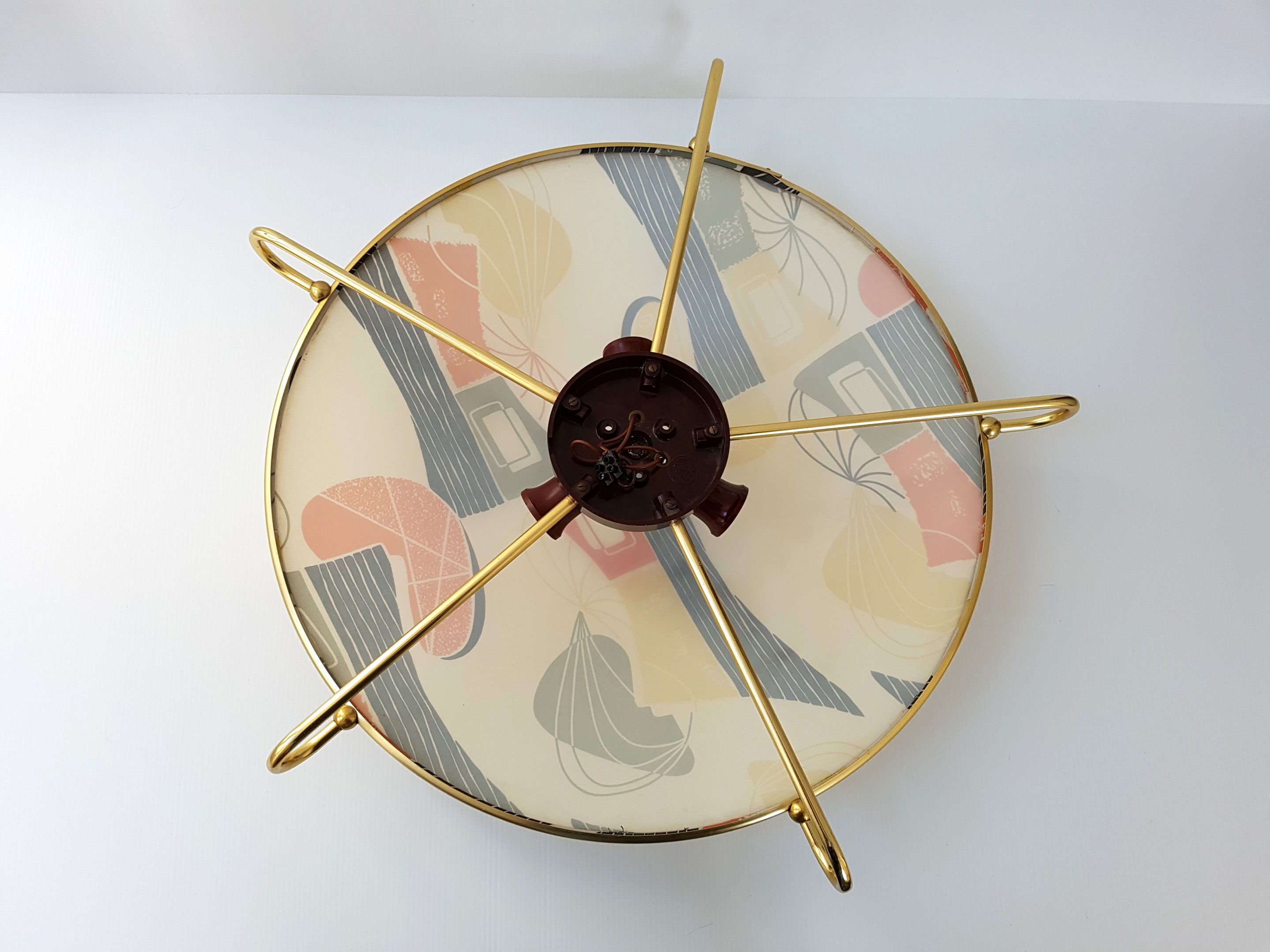 Erco ceiling lamp, vintage, 1950