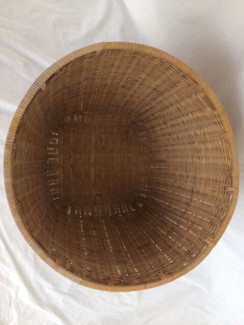 Old rattan basket