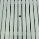 Vintage garden furniture R Gleizes in white painted wood