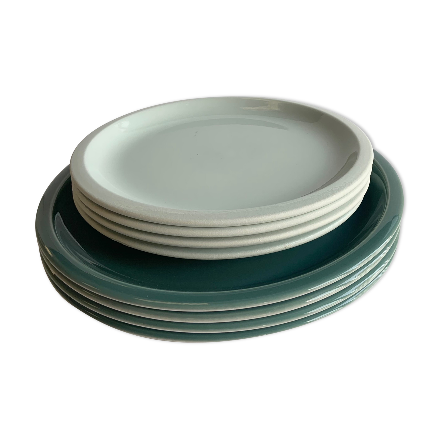 Flat plates and dessert Jars Cantine