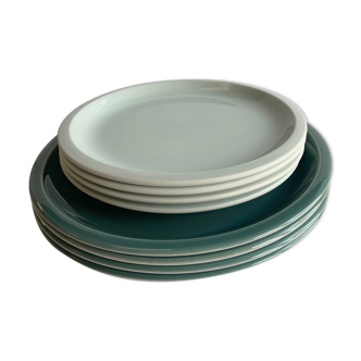 Flat plates and dessert Jars Cantine