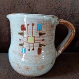 Jean Rivier glazed ceramic pitcher