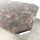 Table basse en marbre Breccia et chrome , circa  1970/80'