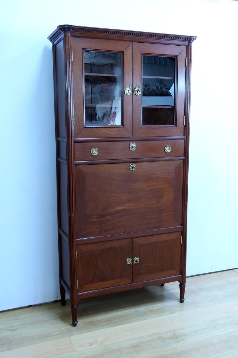Secretary with a Mahogany Guillotine from Cuba, Louis XVI period – Late 18th century