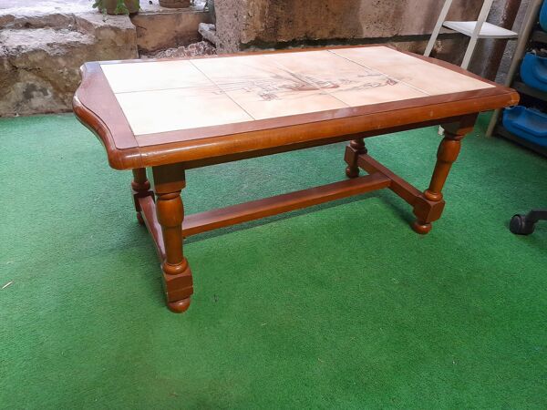 Table basse carrelée