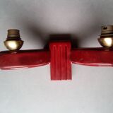 2-light art deco wall light