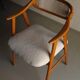 Fauteuil scandinave en fausse fourrure de mouton retournée | Années 1960