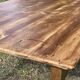 Early 20th century farmhouse table in fir and chestnut