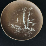 Plate signed Cazalas