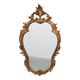 Florentine Style Giltwood Mirror with Acanthus Crest, Italy, 20th Century