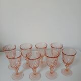 Set of 8 Rosaline wine glasses