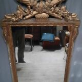 Louis XVI style golden mirror