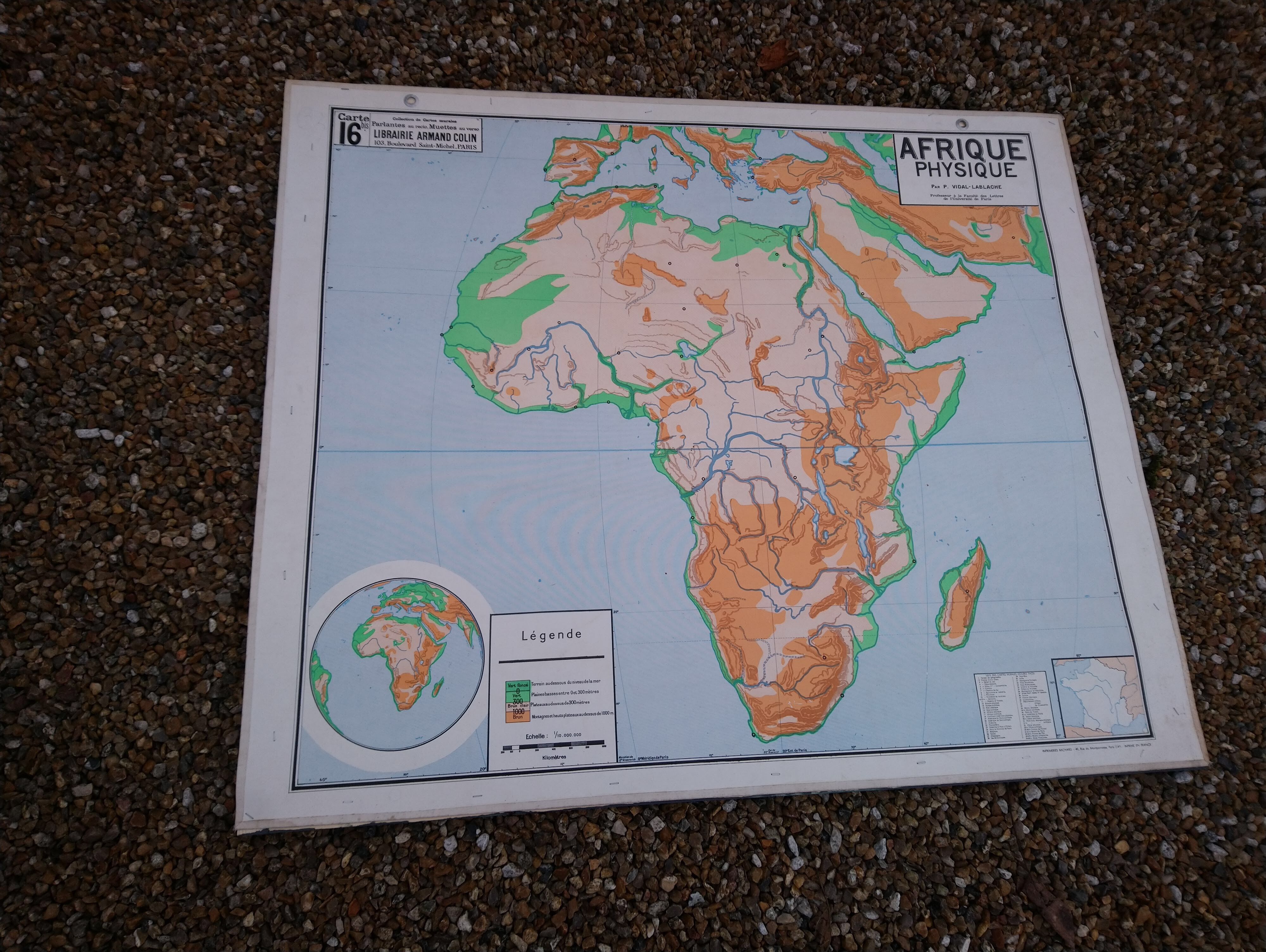 Map Vidal Lablache Africa