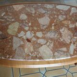 Marble coffee table pink