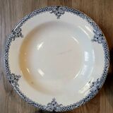 6 assiettes creuses dépareillées Terre de fer