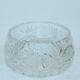 Salad bowl in cut and chiseled crystal