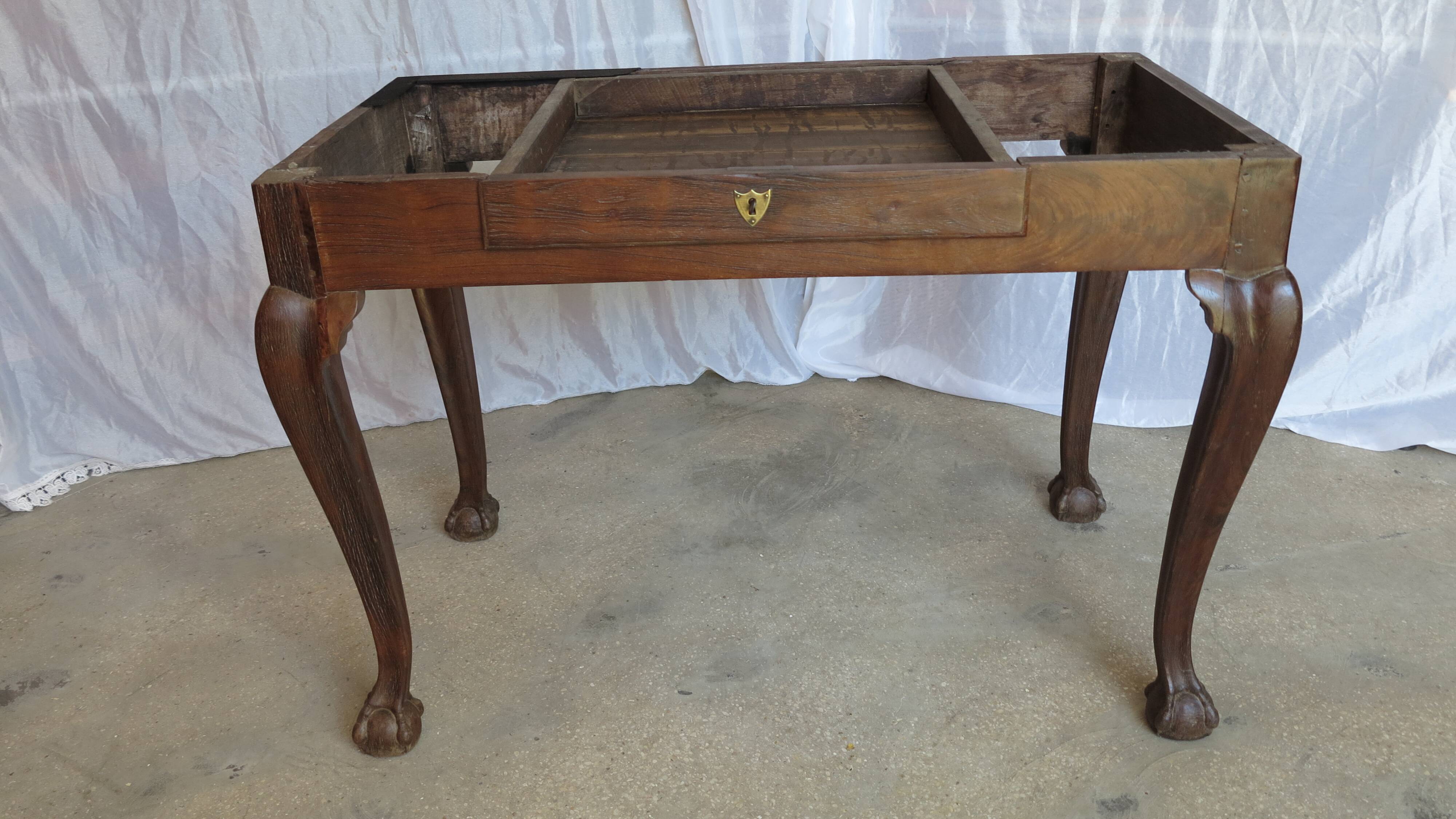 English Chippendale style game table