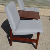 Modular 3-seater sofa + a teak coffee table by Karl SØrlie & SØnner