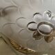 Art Deco glass press basin suspension signed Degue
