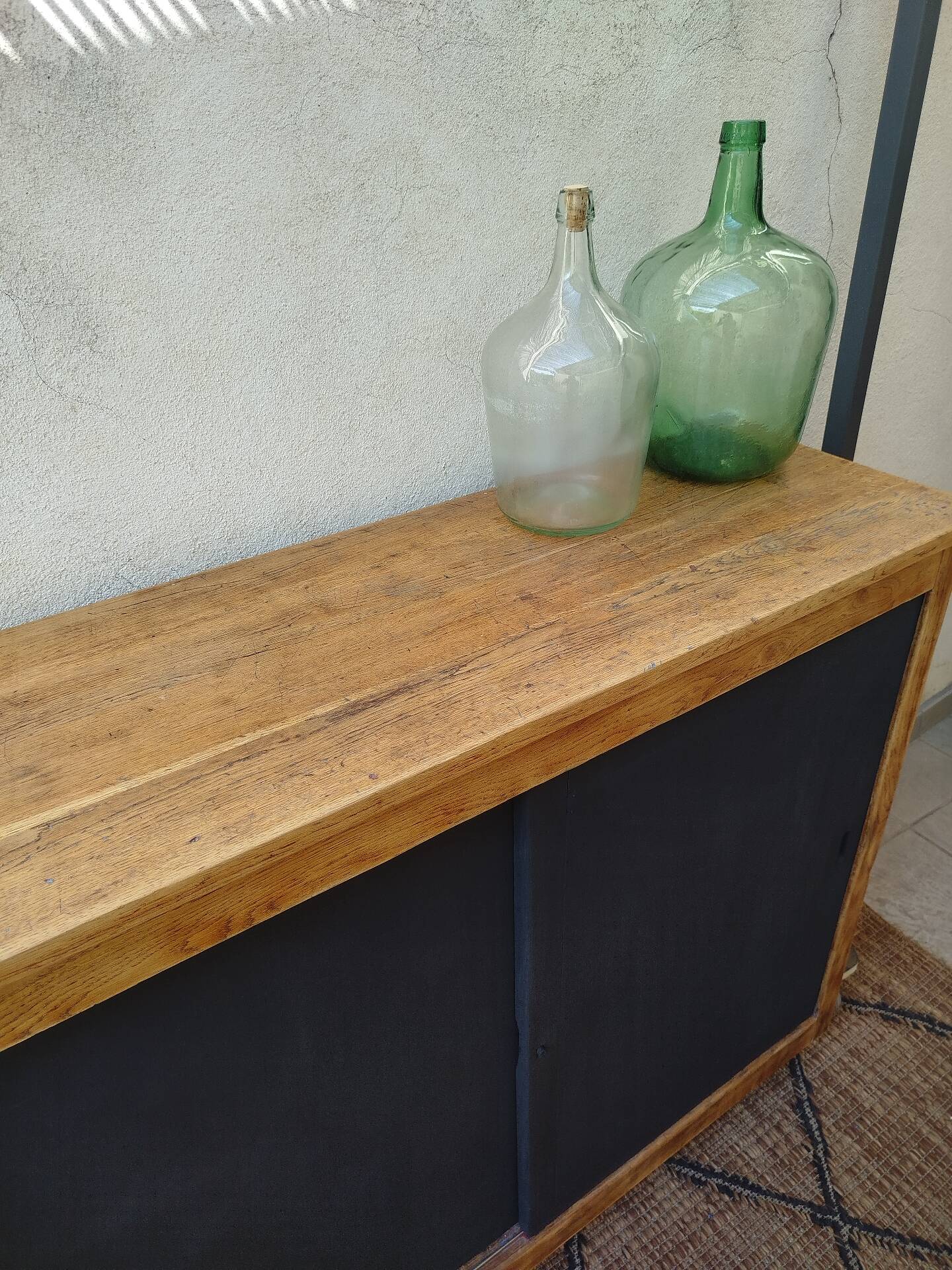 Old buffet with sliding doors