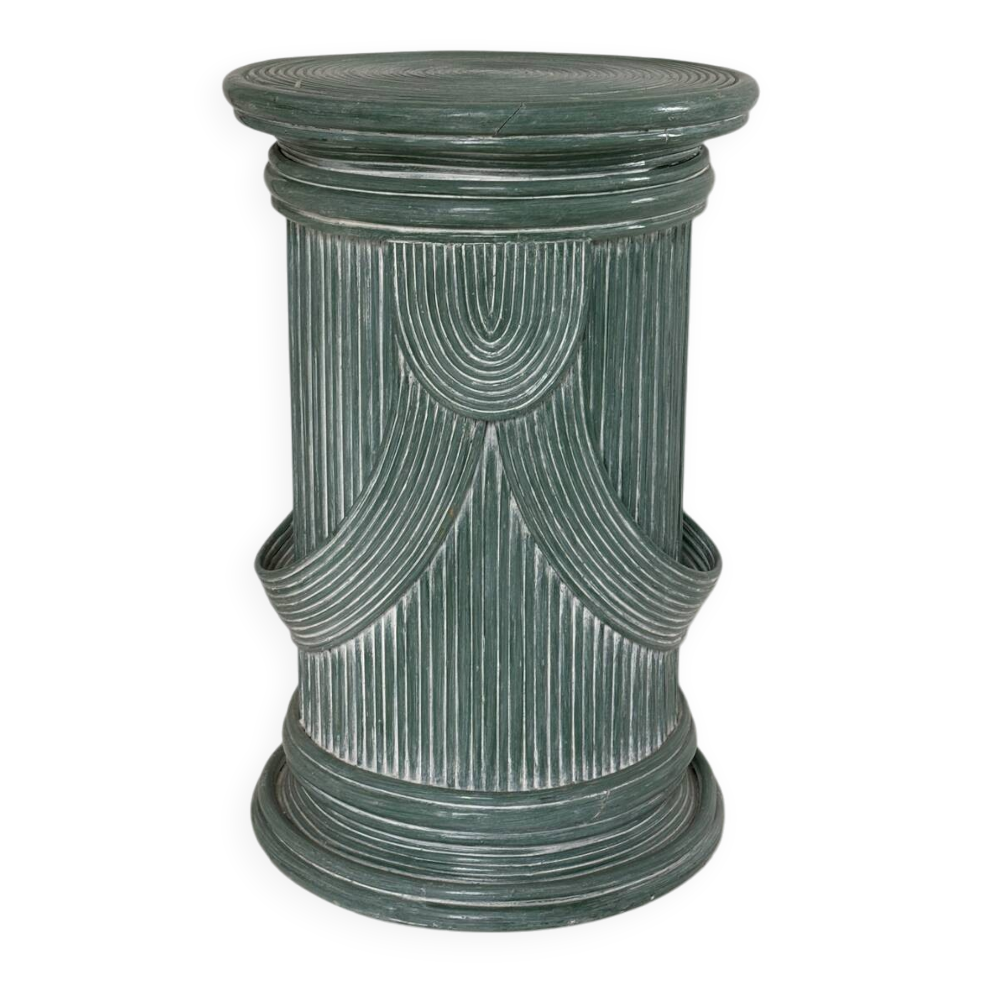 Vintage rattan column