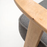 Pair of 366 armchairs DARK FELT