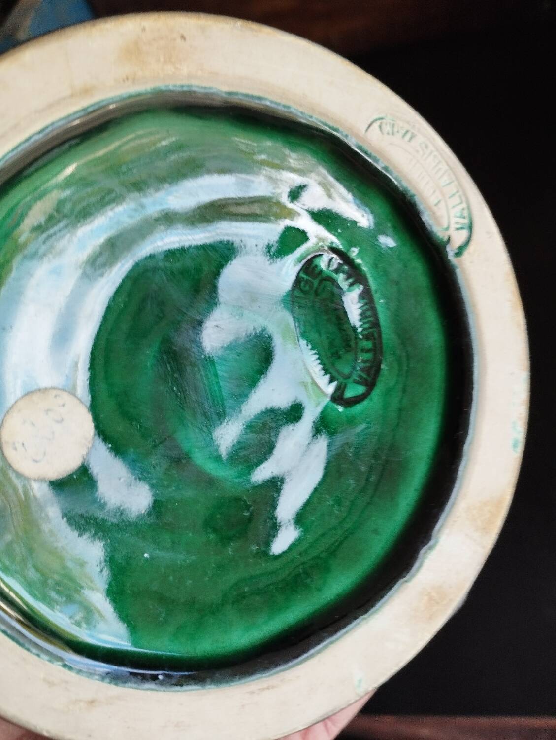 Vallauris ceramic vase signed Marius Giuge