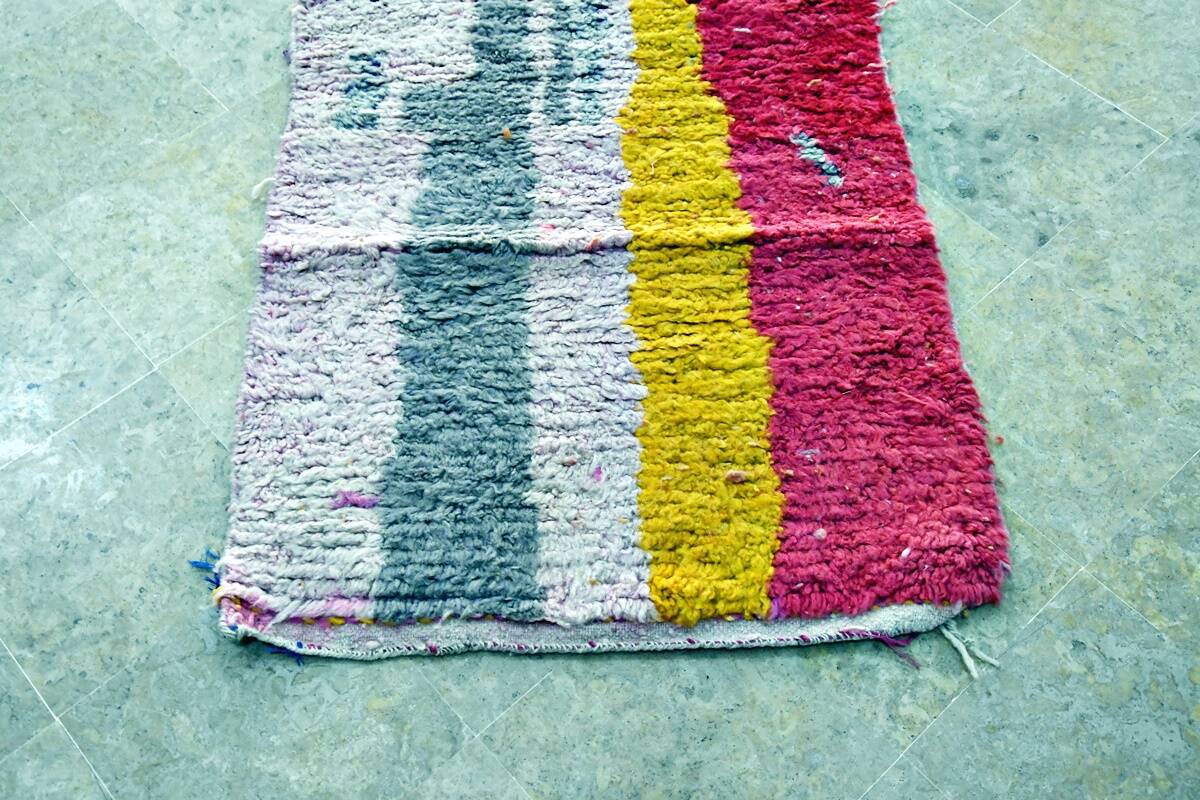 Moroccan Berber carpet hallway Boujaad 304 x 85 cm new