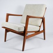 Fauteuil d'origine entièrement restauré, icône scandinave des années 60
