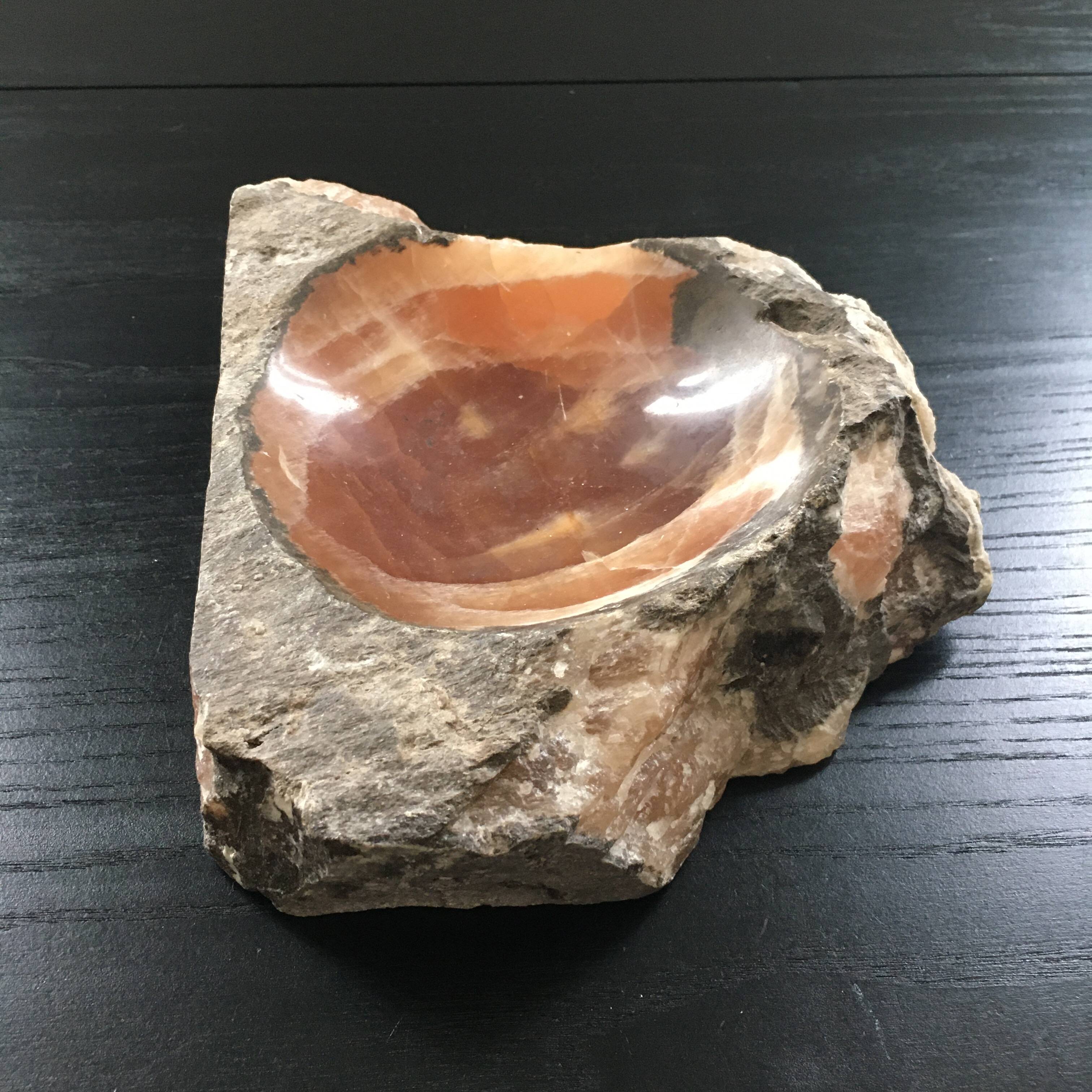 Brutalist onyx pocket tray