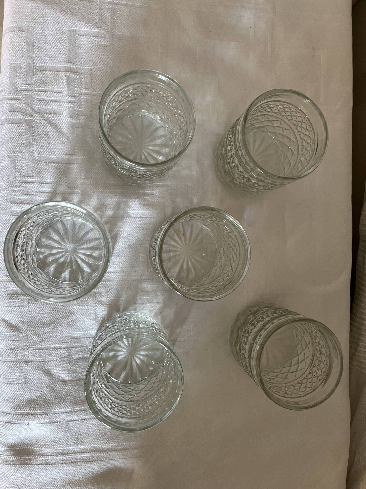 Set of 6 whisky glasses