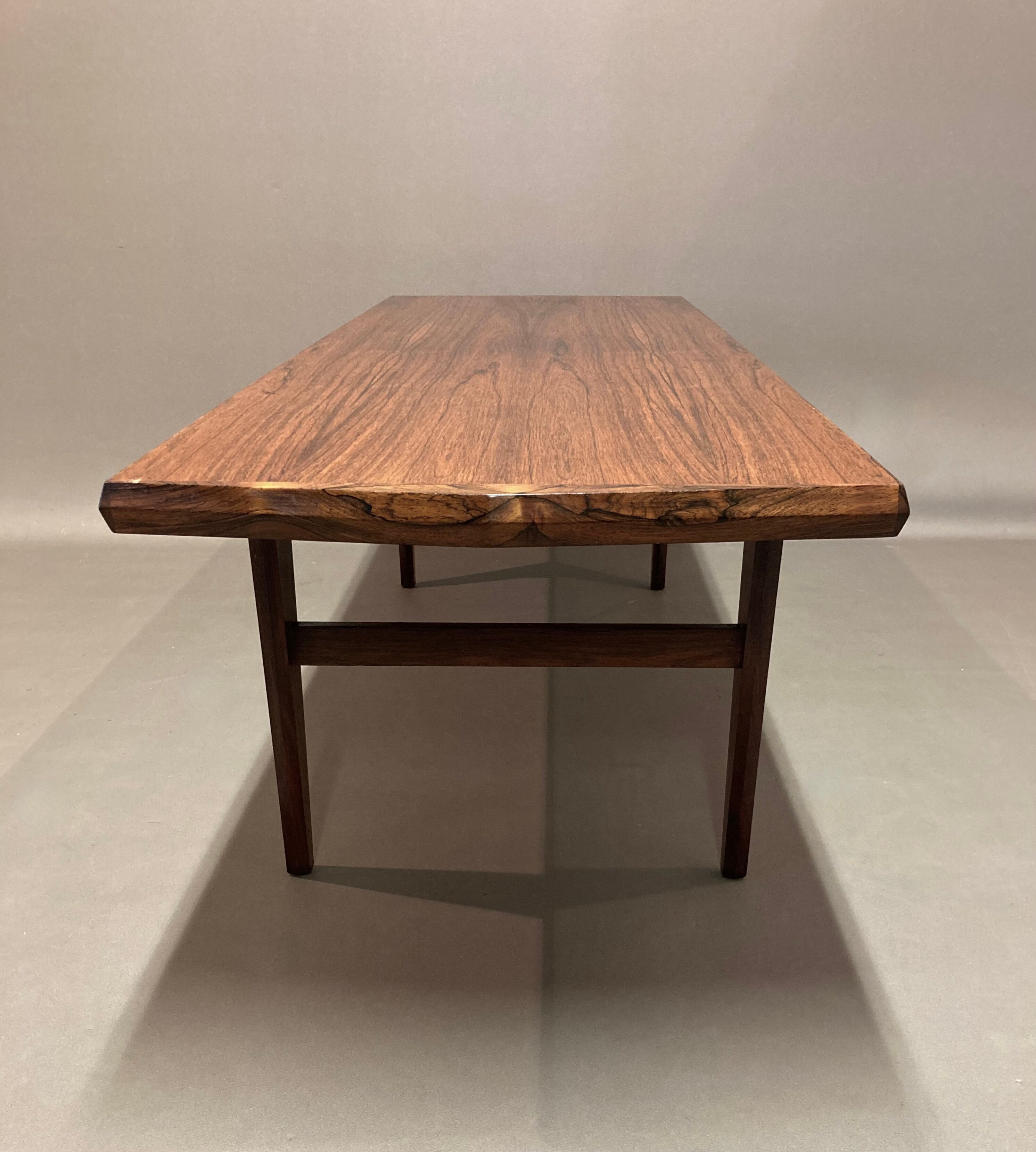 Rosewood coffee table Scandinavian design 1950.