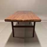 Rosewood coffee table Scandinavian design 1950.