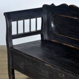 Banc ancien en pin, années 1900