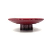 Paul Millet, Modern red vide poche / centerpiece, Sevres France 1930s