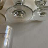 Set of 9 assorted 19th absinthe glasses