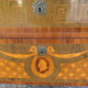 Louis XVI style commode in marquetry, 20th century – Marble top