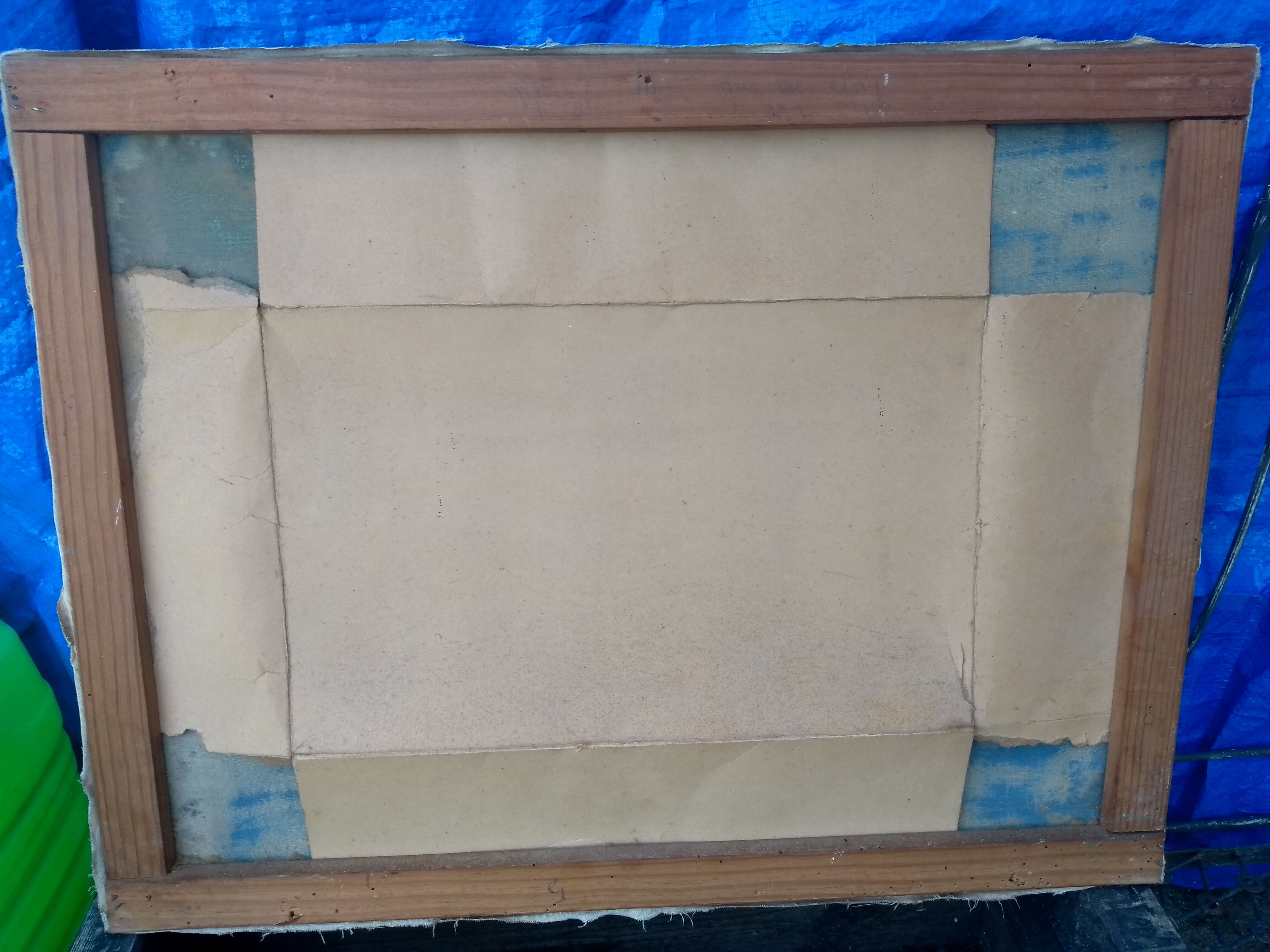 Painting bouquet of flowers by Lucien Le Guern