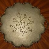 Brass decoration flower tray
