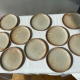 Lot of 10 large sandstone plates