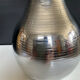 Lampe design en métal chromé