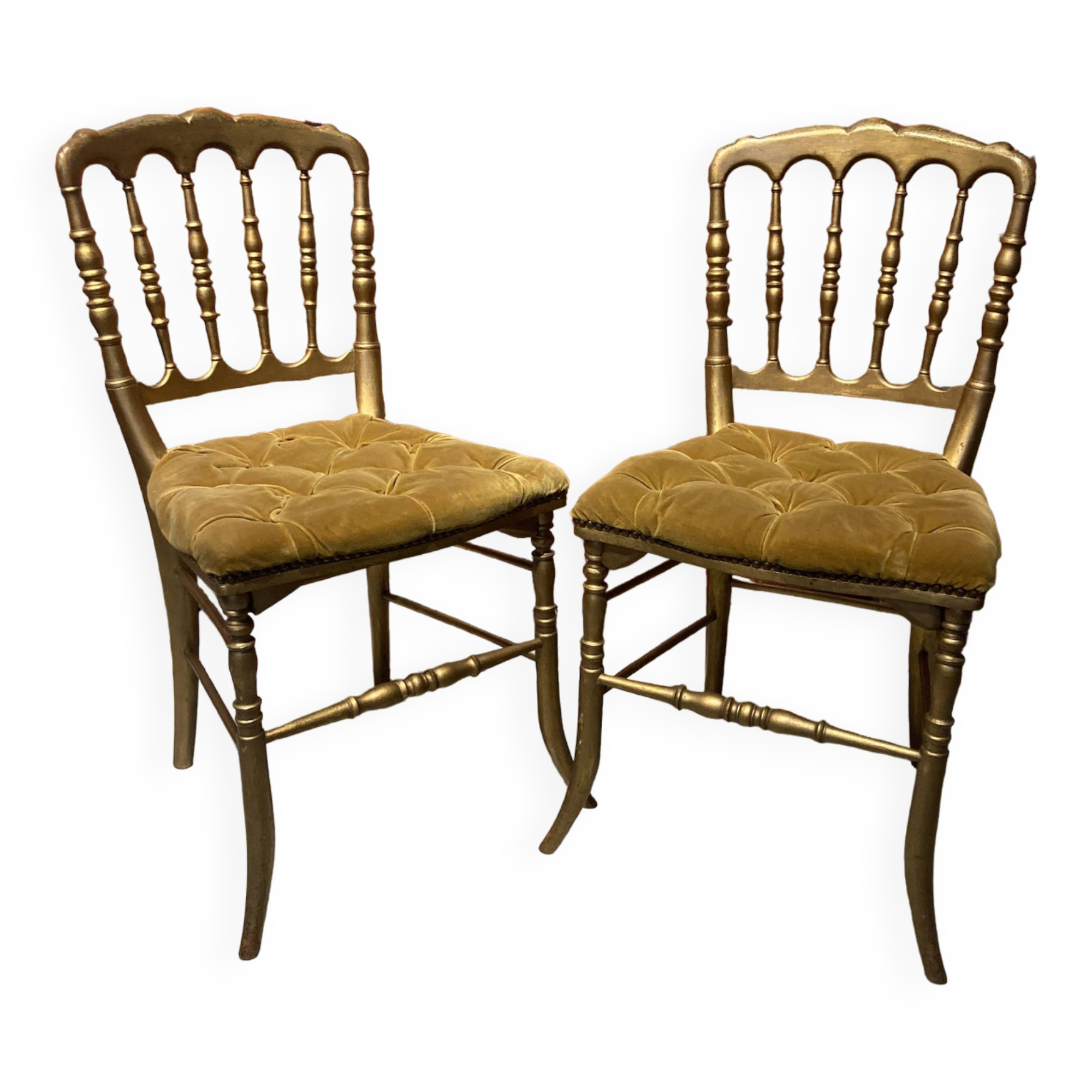 Pair of empire style chairs