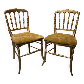 Pair of empire style chairs