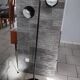 Vintage chrome floor lamp with adjustable ball spots.